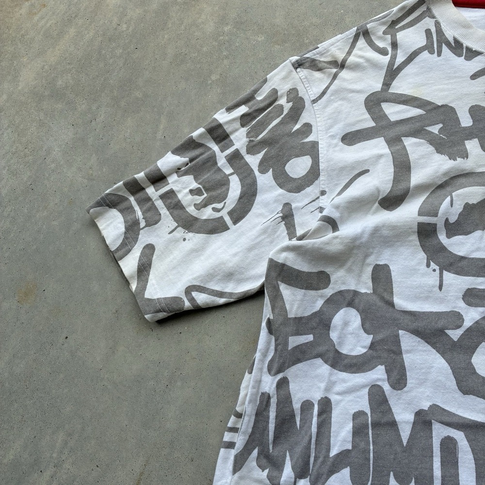 Y2K Vintage Ecko Unltd. T-Shirt White Graffiti Graphic Print Logo Skater Pinkman - Picture 5 of 7